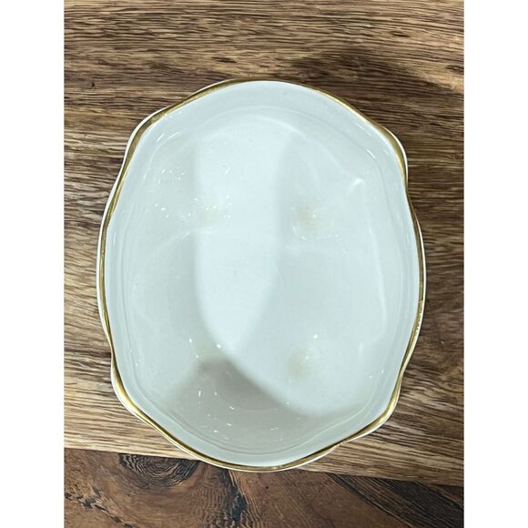 Enoch Wedgwood Tunstall Lowestoft Floral Creamer & Sugar England Vintage - Picture 6 of 9